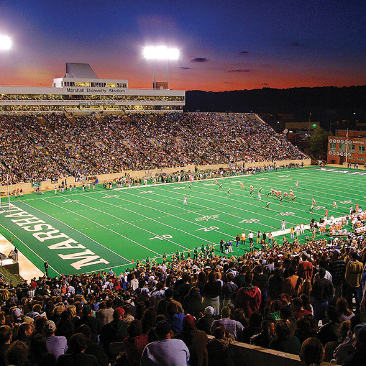 Marshall University's football stadium