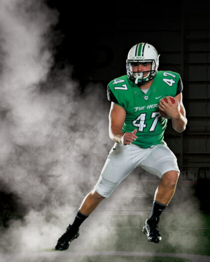 Marshall football player