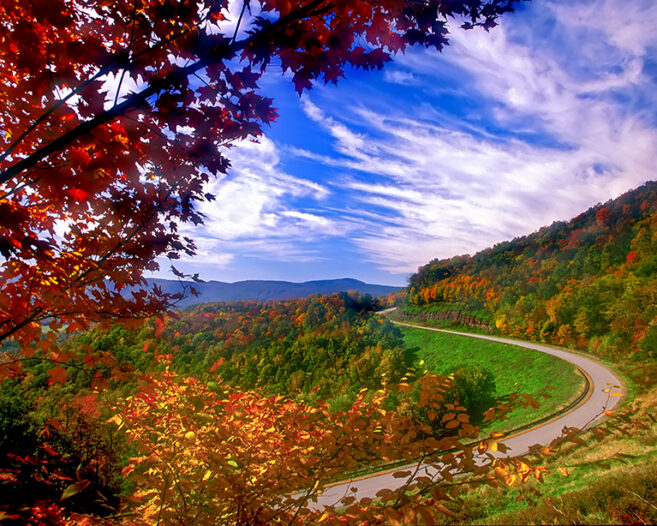 Highland Scenic Highway in the Fall