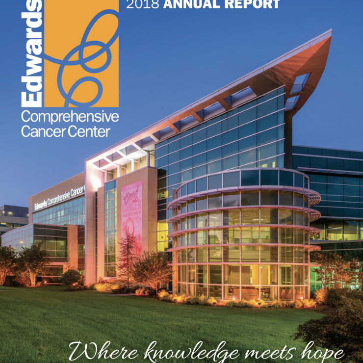 Cover of Edwards Comprehensive Cancer Center Annual Report