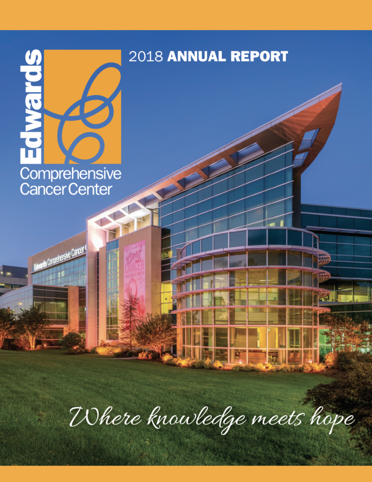 Cover of Edwards Comprehensive Cancer Center Annual Report