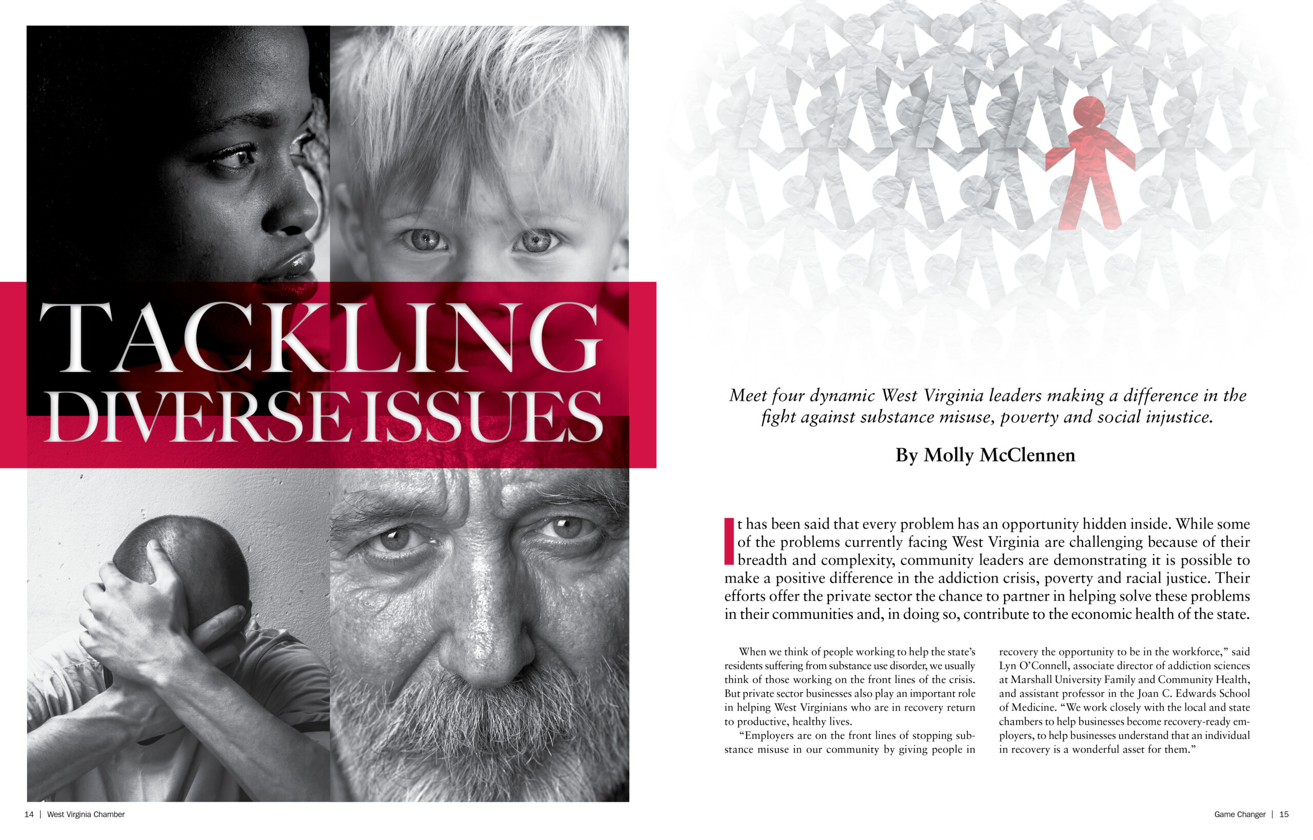 Tackling Diversity article layout